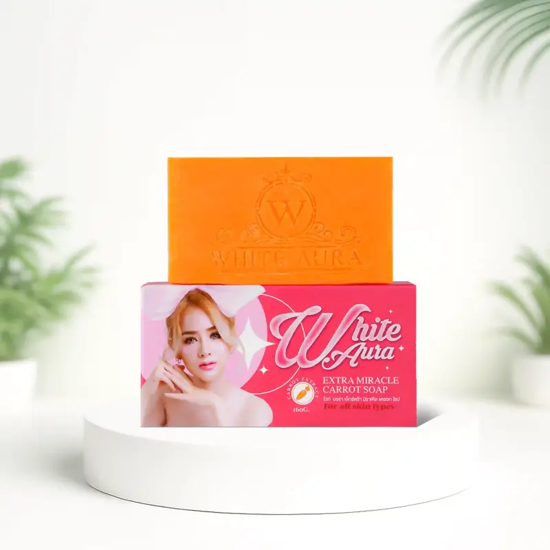 White Aura Miracle Carrot Soap-160g