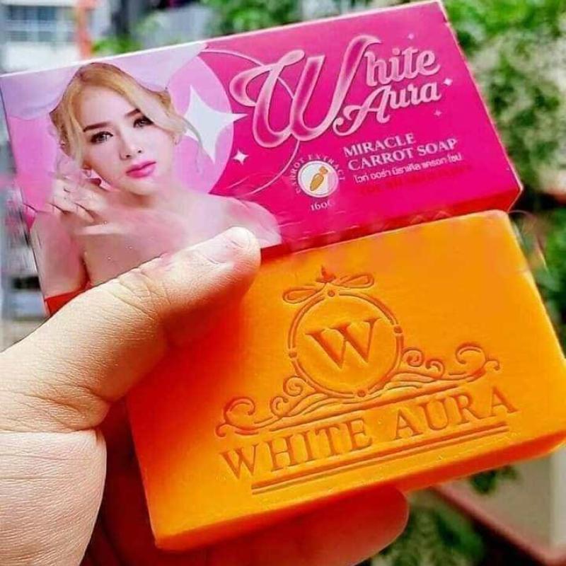 White Aura Miracle Carrot Soap-160g